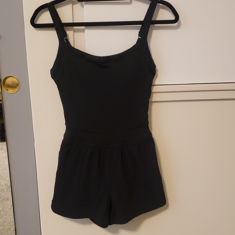 Gilly Hicks Black Athletic Romper - XS